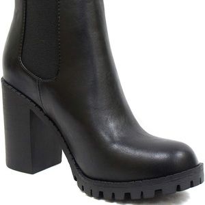 Soda Brand Ankle Boot w/ Lug Sole
